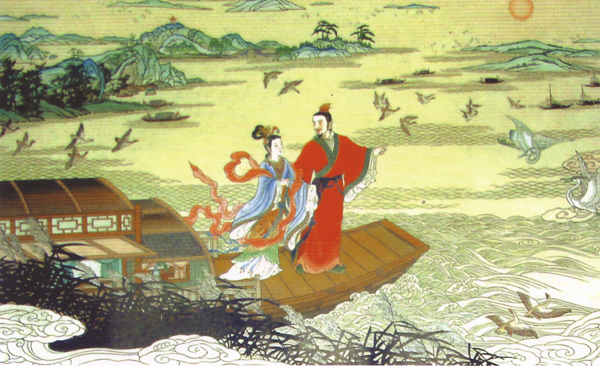 吴王与西施